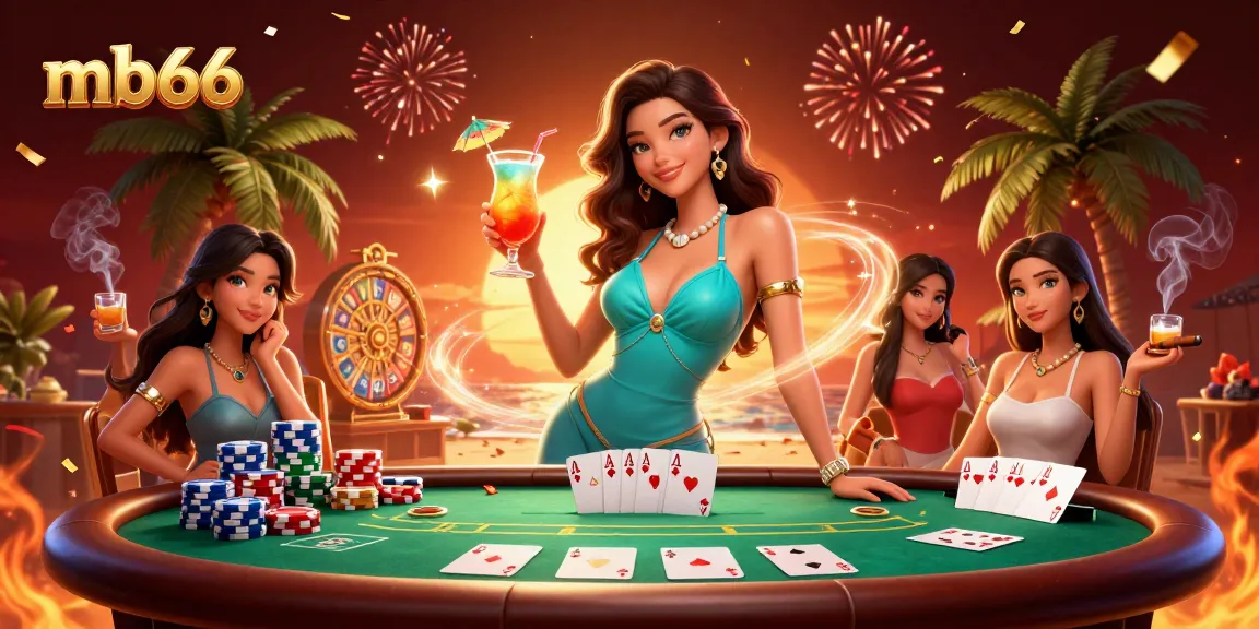 Spin the mb66 slots for chance at huge wins while enjoying a tropical casino atmosphere.