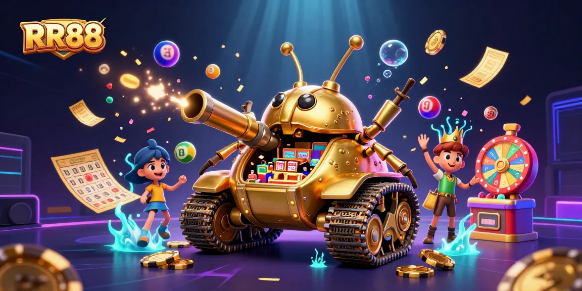 Experience the vibrant casino excitement of RR88 with a 3D beetle tank casino filled with great odds!