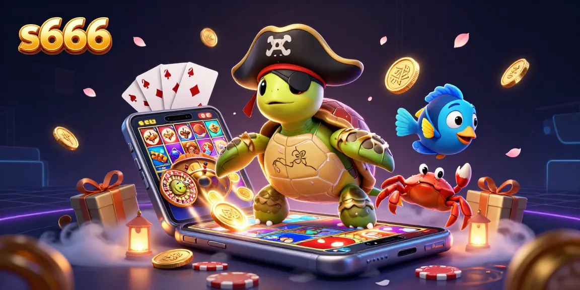 Join the adventure with s666 as a turtle, hermit crab, and parrotfish navigate casino treasures!