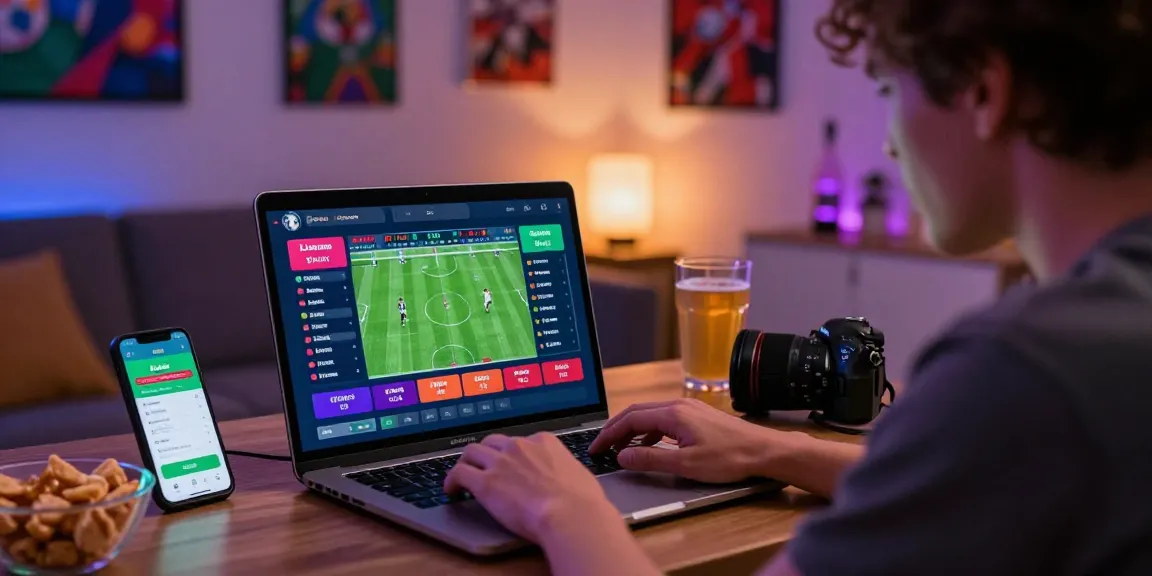 Engaging online betting experience analyzing Prediksi Bola Malam Ini with live stats and vibrant graphics.