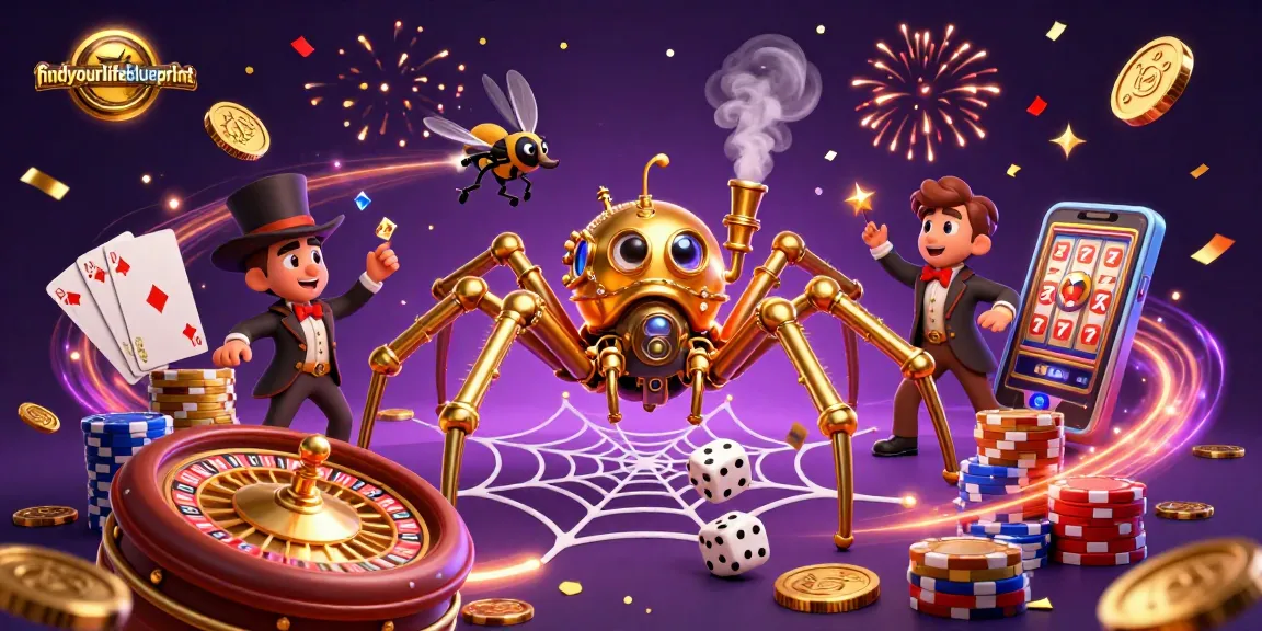 Engage with findyourlifeblueprint and win big with exhilarating casino game elements in a vibrant 3D scene.