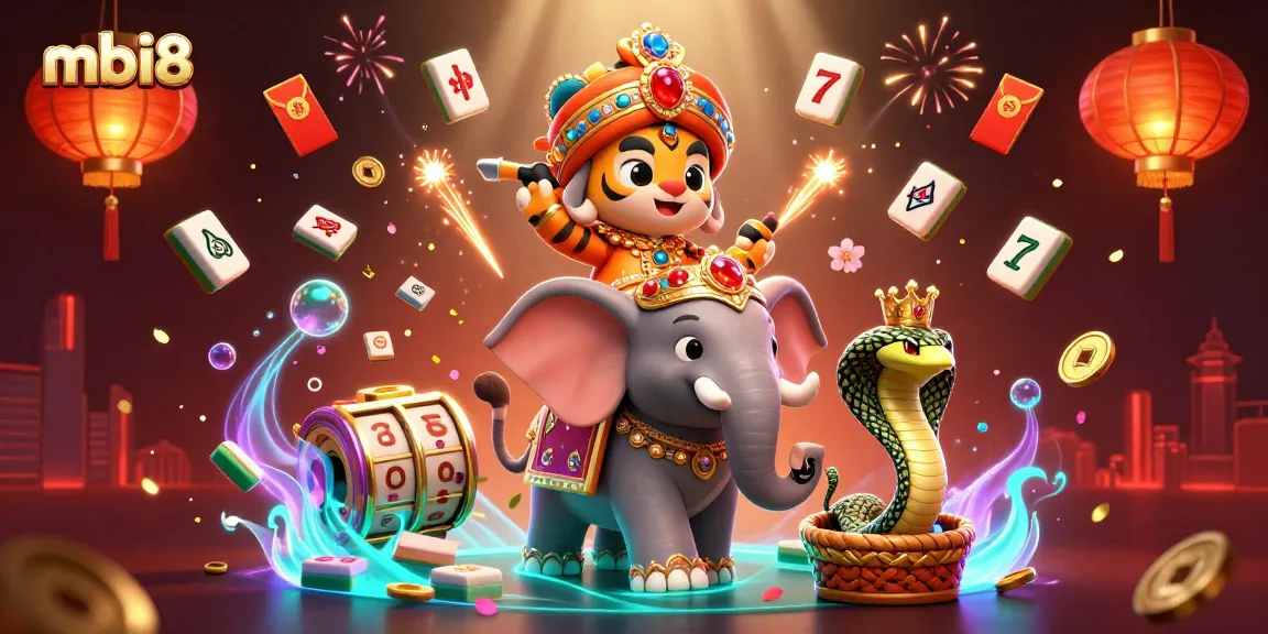 Experience the excitement of mbi8 with vibrant visuals of an online casino adventure.