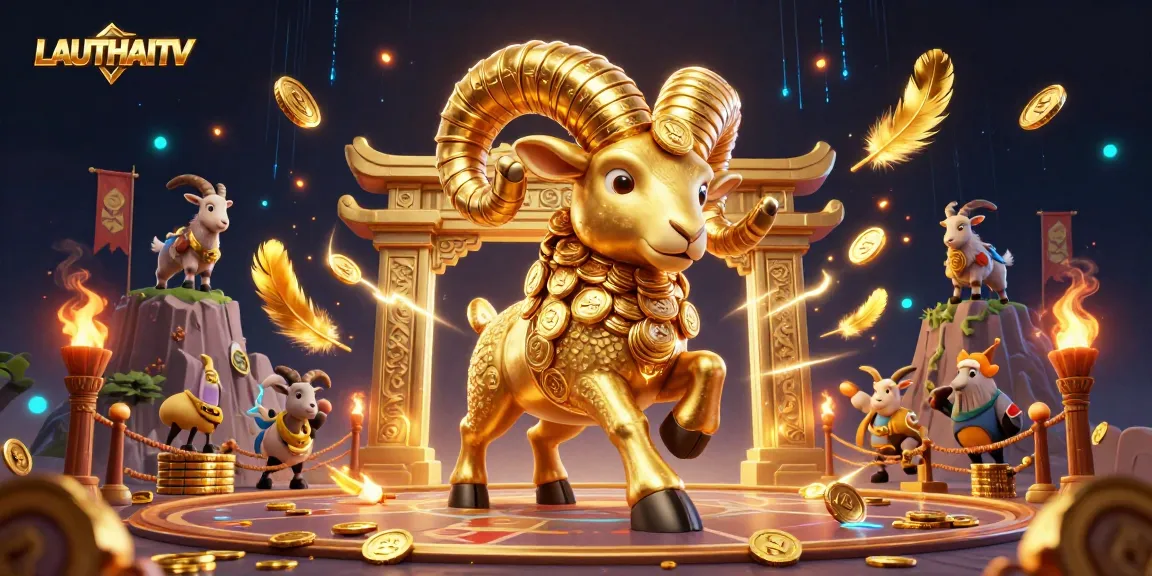 Experience LAUTHAITV's thrilling betting action in a vibrant, detailed 3D digital illustration.