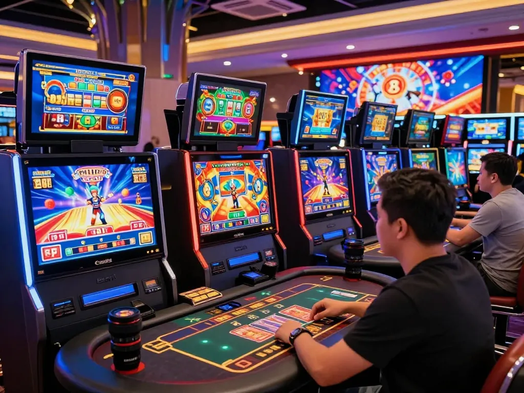 Exciting online gaming experience at rr88.com with players engaged at virtual casino tables.