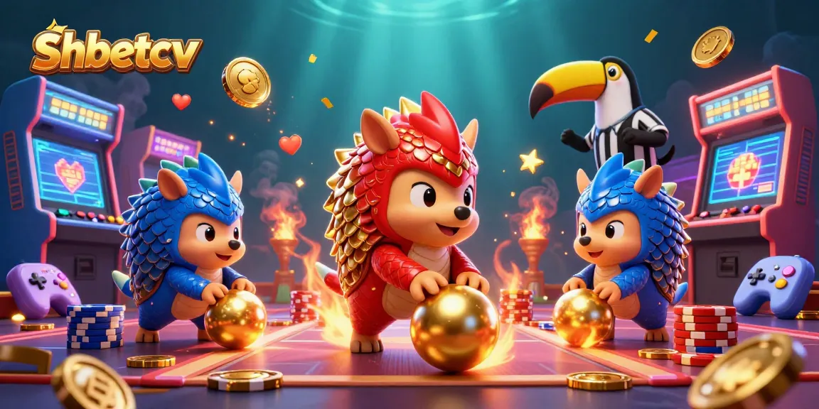 Experience thrilling wins at shbetcv with vibrant casino action featuring rival pangolins in a 3D game.
