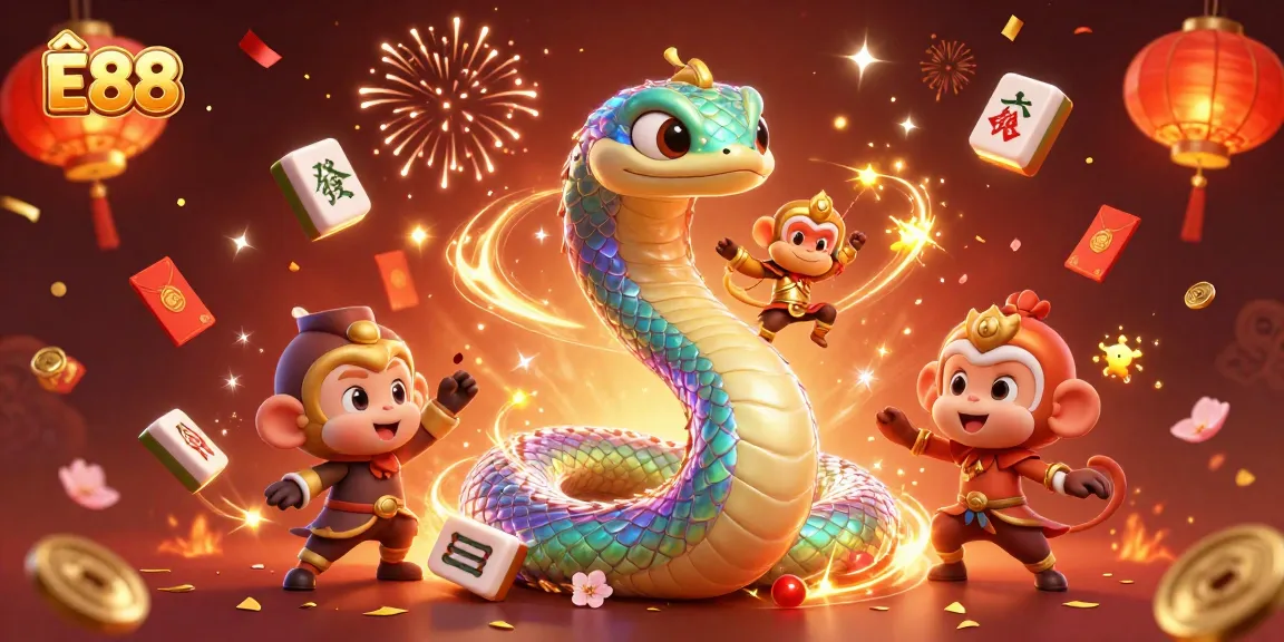 Play and win big at Ê88 with vibrant 3D characters and captivating casino elements.