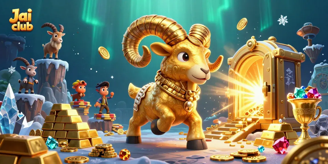 Win at Jai club with thrilling games and golden rewards in this vibrant casino illustration.