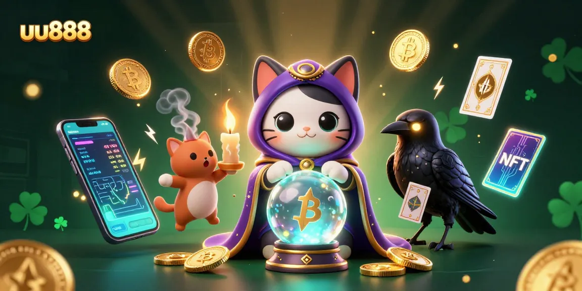 Engage with thrilling uu888 gaming experiences illustrated with mystic characters and dynamic casino elements.