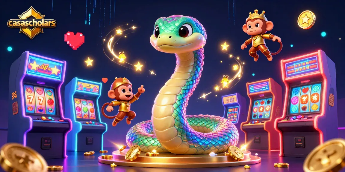 Play and win with casascholars in an immersive slot game atmosphere, featuring vibrant characters and casino elements.