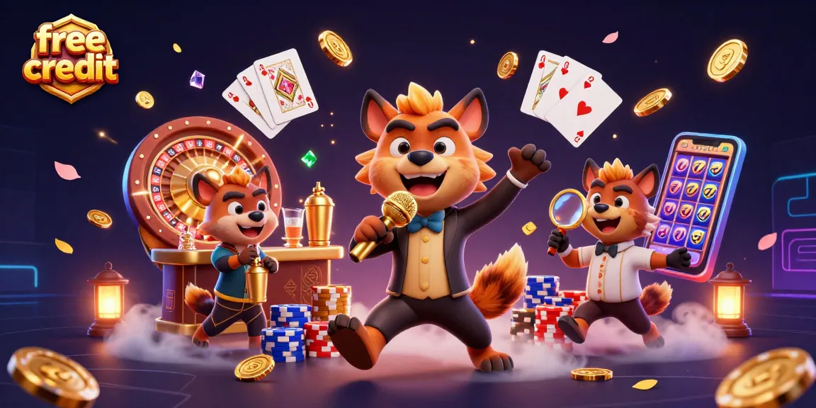 Engage in thrilling games with free credit available at the bustling comedy casino club.