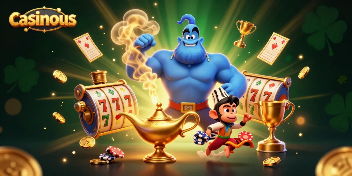 Experience winning moments and fast payouts at casinous in this vibrant casino illustration.