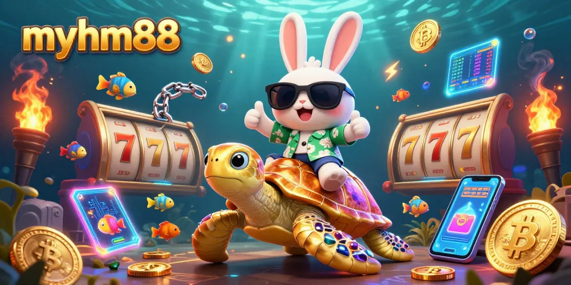 Experience the thrill of myhm88 casino with vibrant slot games, lucky rabbit, and rich underwater elements.