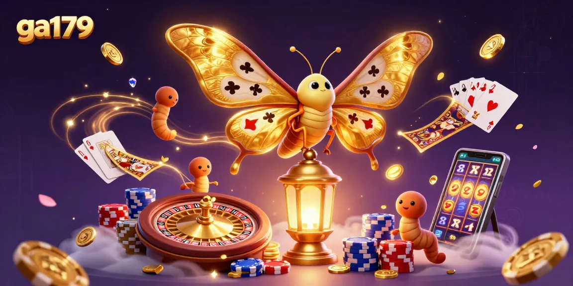 Spin and win with ga179 in a vibrant casino scene filled with golden treasures.