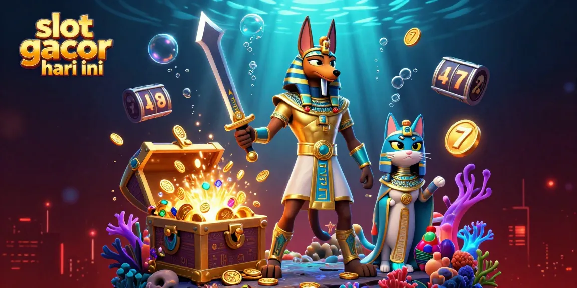 Win big today with slot gacor hari ini, featuring ancient warriors and vibrant casino elements.