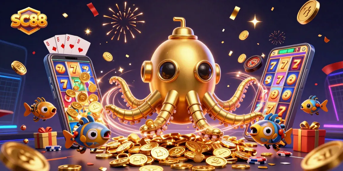 SC88 captures an exhilarating submarine adventure filled with slots and coins.