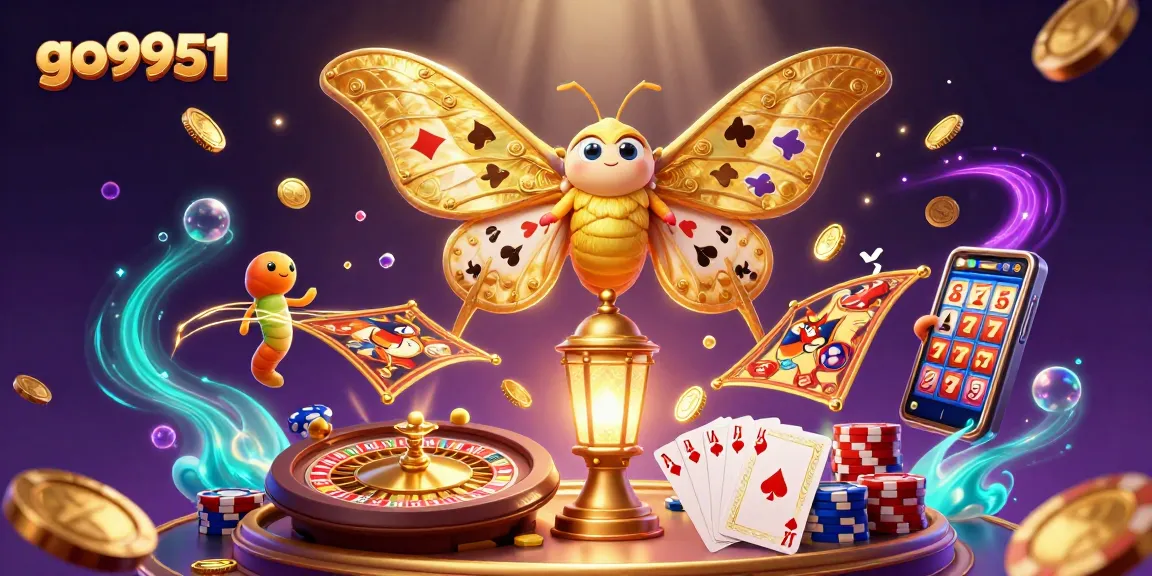 Experience the magic of go9951’s casino with vibrant 3D characters and dynamic game elements.
