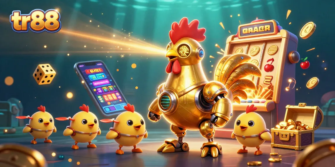 Engage with tr88's vibrant gaming experience featuring dynamic slot machines and eye-catching visuals.