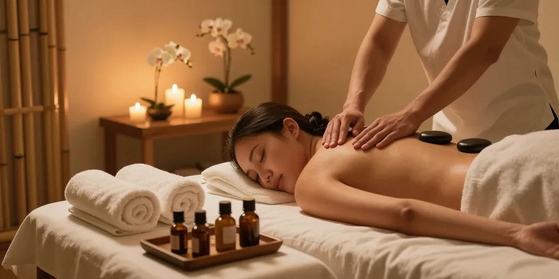 Relaxing spa treatment at RR88 featuring a massage therapy session for rejuvenation and wellness.