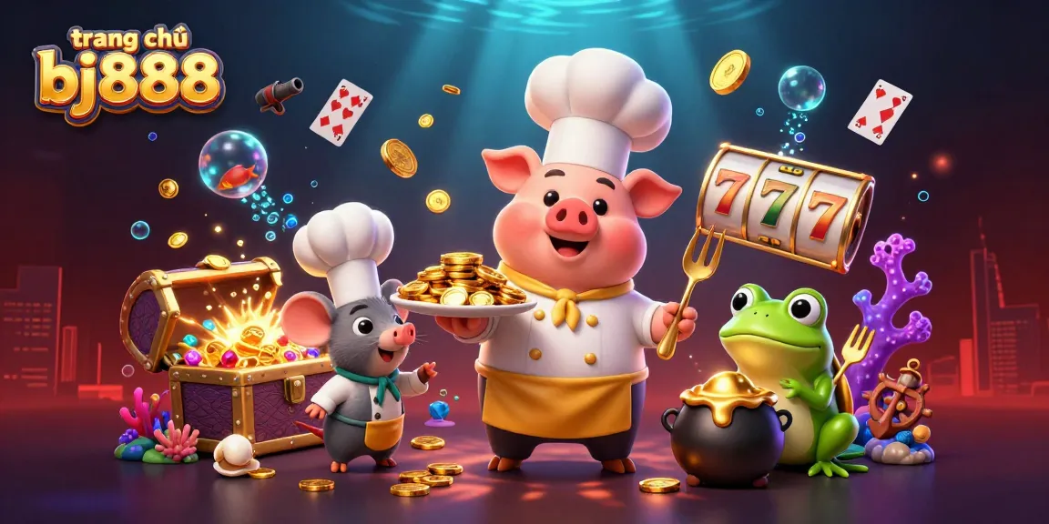 Experience the dynamic world of online gambling with trang chủ bj888, featuring vibrant characters and exciting game elements.