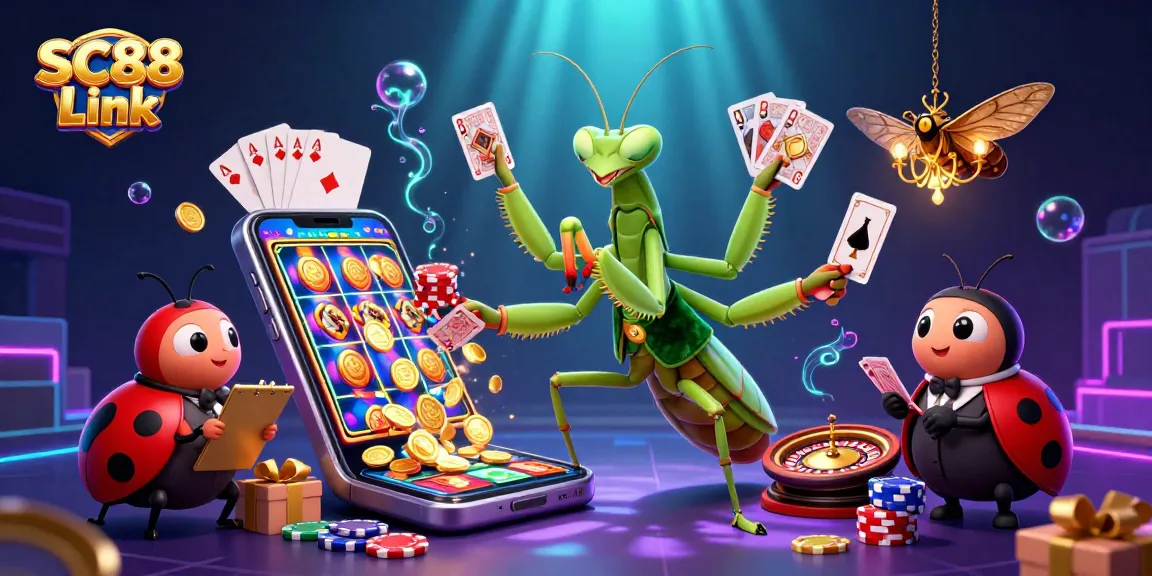 Engage with thrilling games at SC88 Link, featuring vibrant 3D characters, slots, and casino excitement.