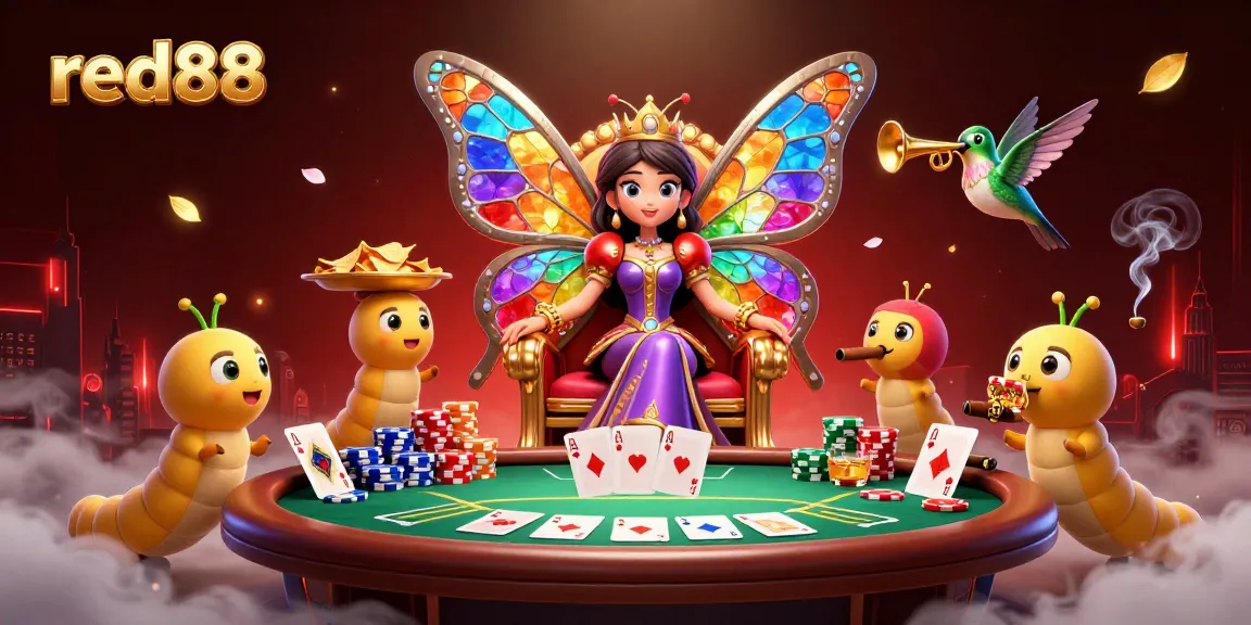 Experience thrilling poker action with red88 featuring extravagant characters and vibrant gameplay elements