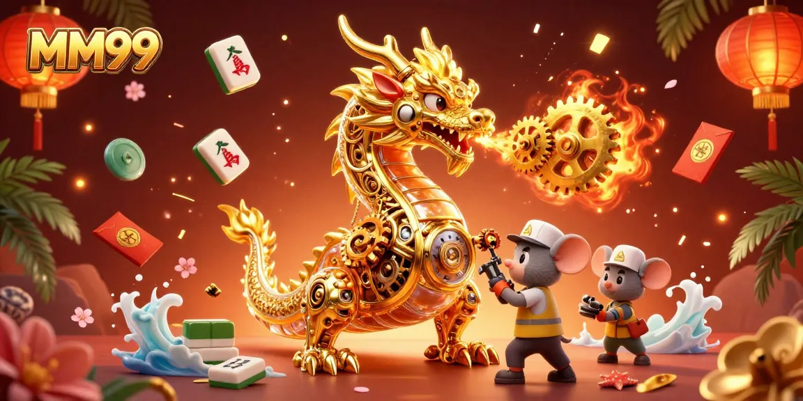 Engage in high-stakes gaming with MM99 while witnessing our golden dragon and engineer in action.