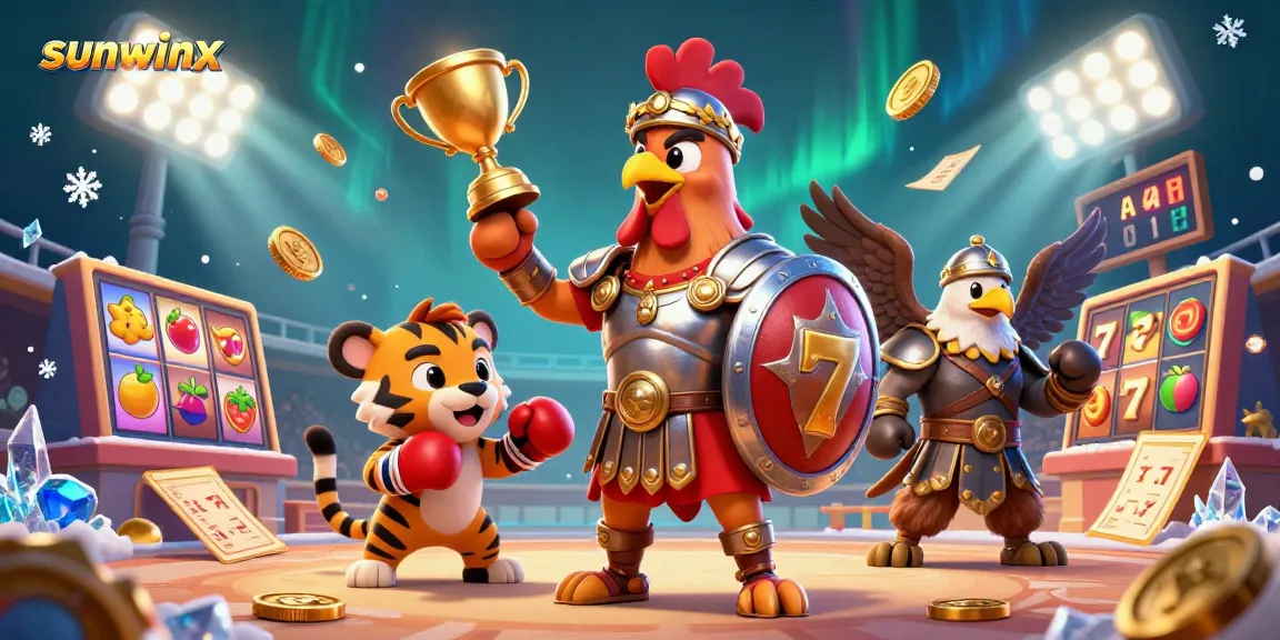 Engage in thrilling gameplay at sunwinx with adventurous gladiator characters and dynamic slot elements.