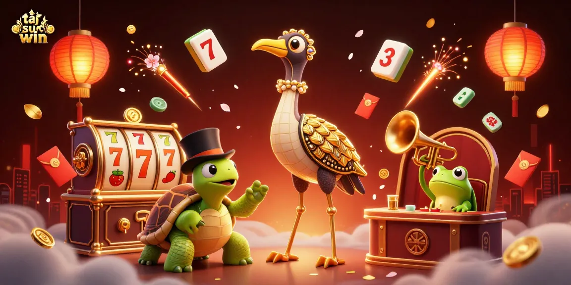 Play exciting games and tải sun win with vibrant characters in a festive casino environment.
