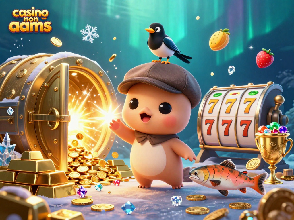 Divertiti con il mondo del casino non AAMS, rappresentato in un'illustrazione di Nessie e amici.