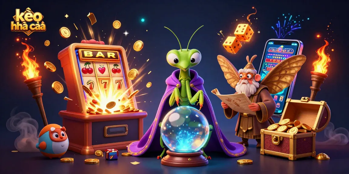 Engage with kèo nhà cái excitement through this vibrant 3D gambling illustration.