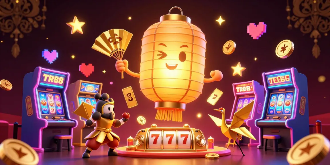 Activate the TR88 winning spirit with a vibrant casino scene filled with gold symbols and dynamic elements.