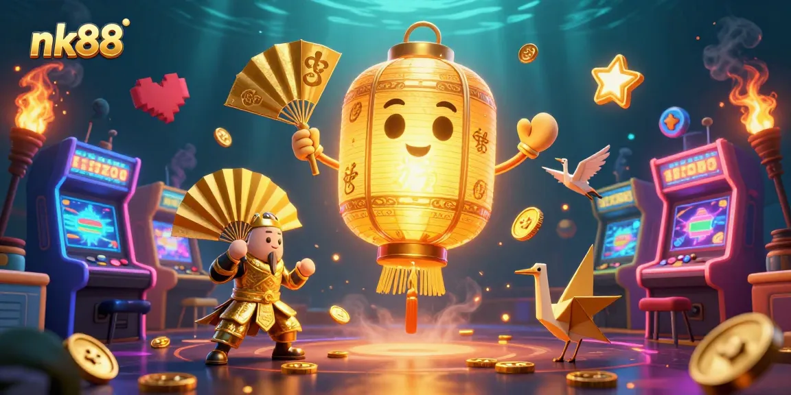 Experience exciting moments with nk88's vibrant casino atmosphere, featuring enchanting characters and game elements.