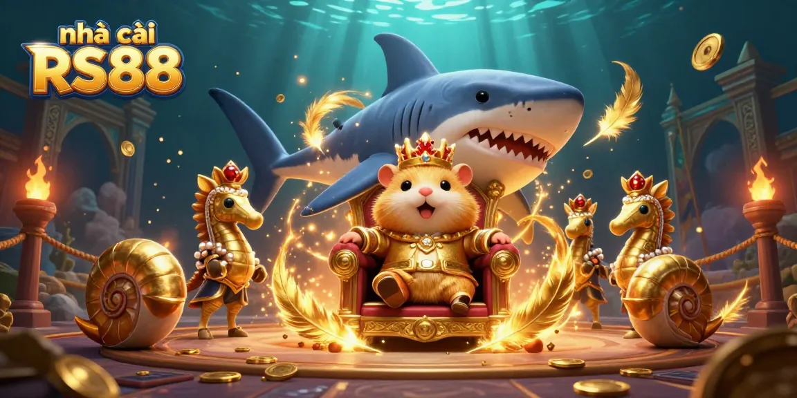 Engage with the exciting world of nhà cái RS88, visualizing underwater casino adventure.