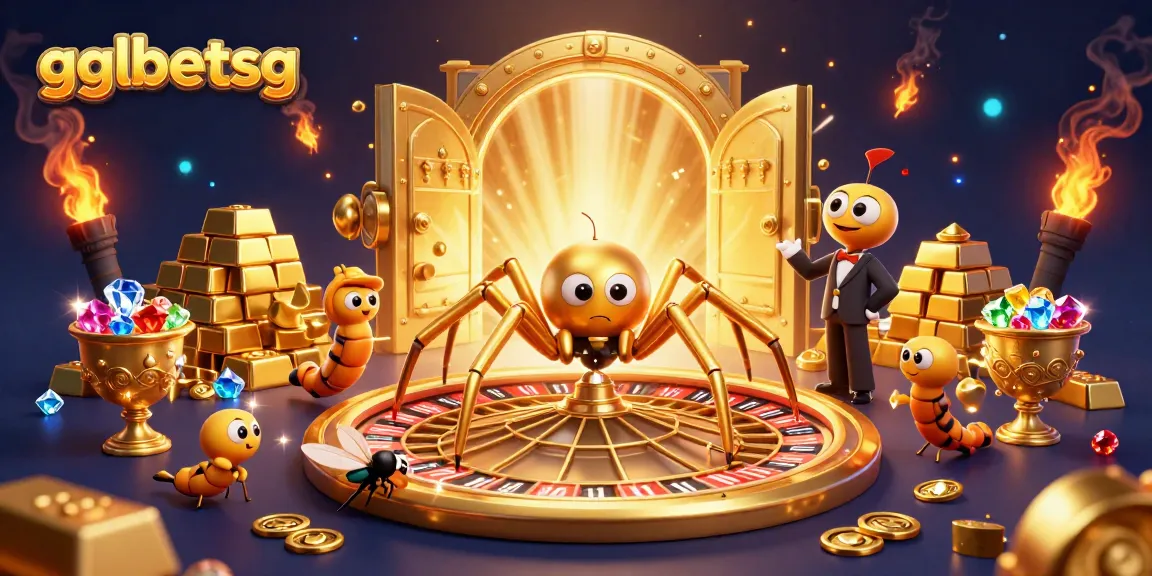 gglbetsg showcases a thrilling esports betting scene with dynamic characters and rich casino elements.