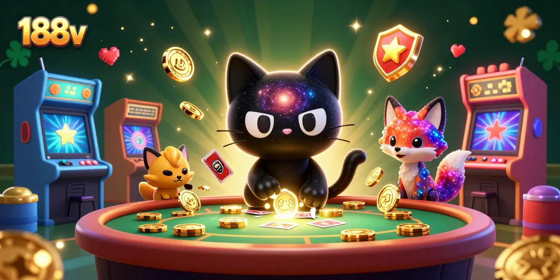 Engage in exhilarating gameplay at 188v with a vibrant cosmic casino featuring dynamic gaming elements.
