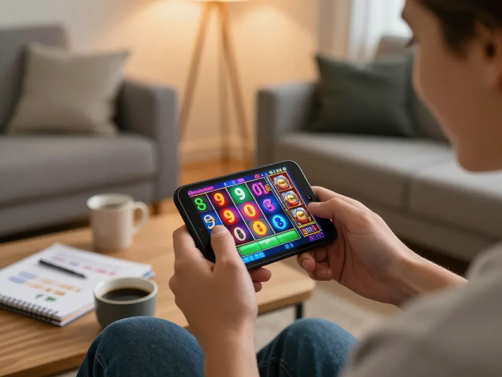 Enjoy strategic slot gameplay on Zowin mobile app with joyful user interaction