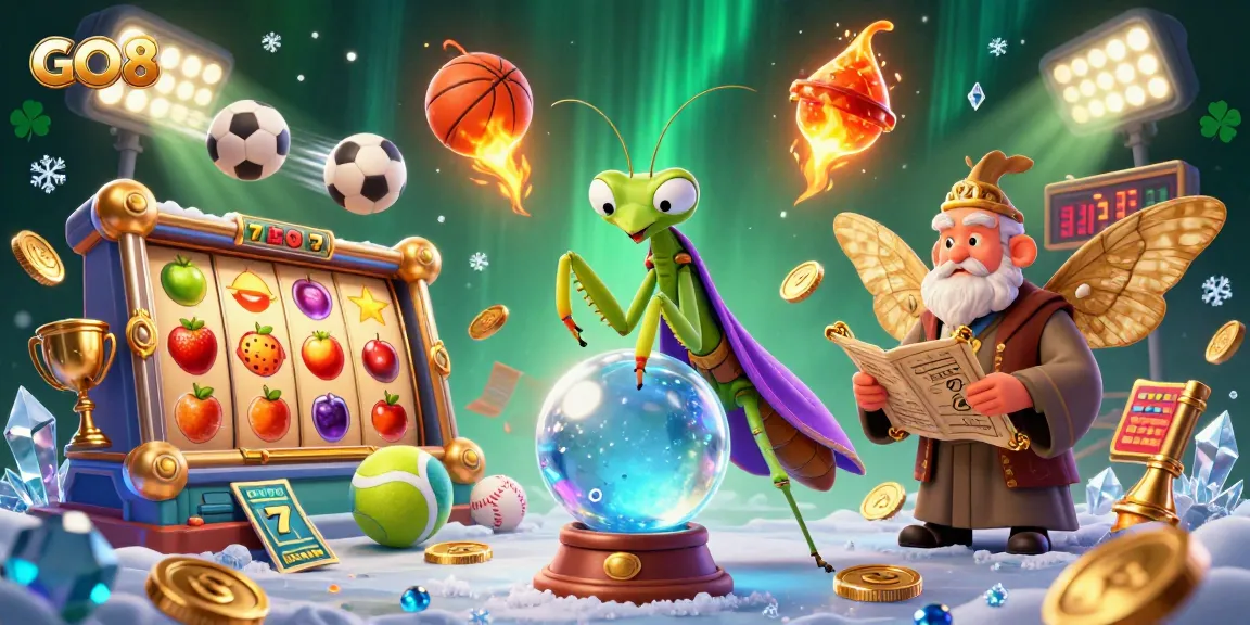Experience thrilling slot action with GO8, featuring vibrant 3D characters and dynamic game elements.