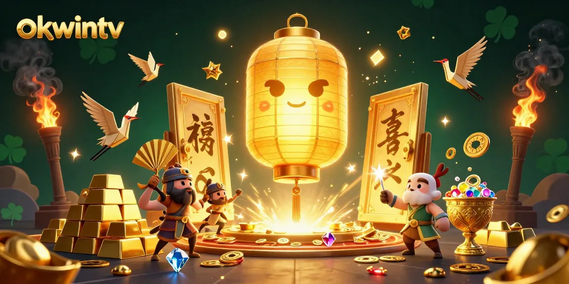 Experience dynamic gambling action with okwintv, showcasing a rich blend of casino elements and vibrant characters.