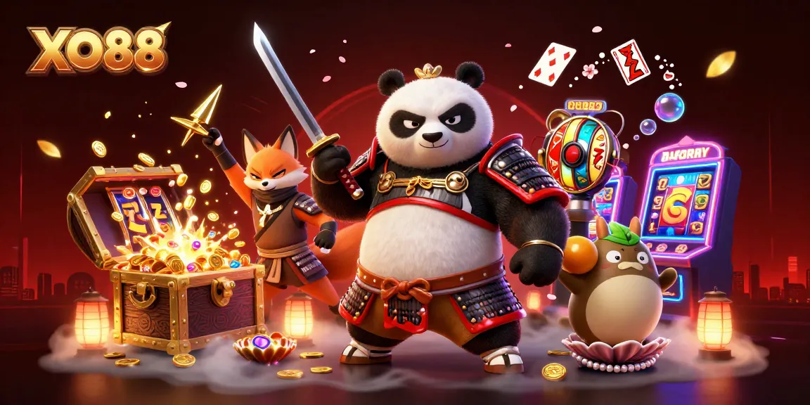 Experience thrilling adventures at XO88 with vibrant slots and captivating characters.