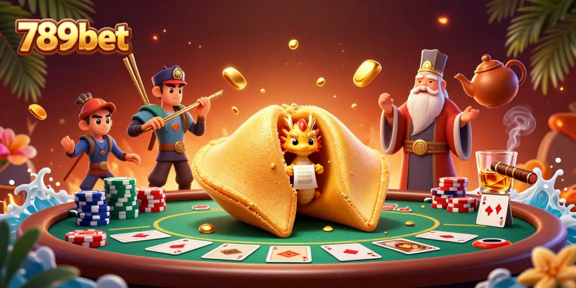 Engage in thrilling poker at 789bet with a vibrant 3D illustration showcasing a unique casino scene.