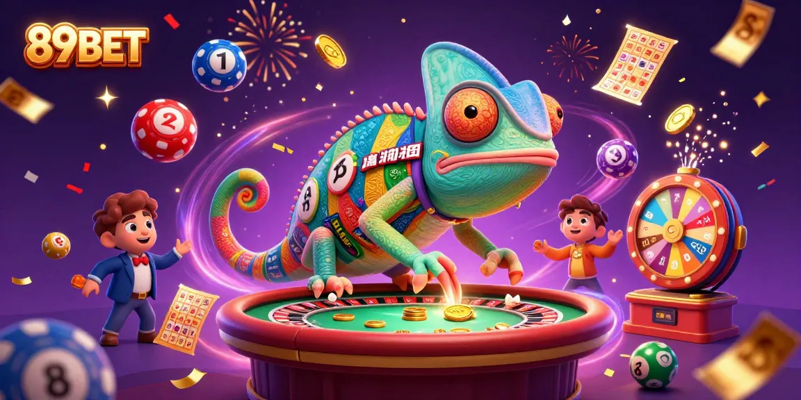 Experience thrilling excitement with 89BET as a vibrant chameleon casino owner manages joyful games!