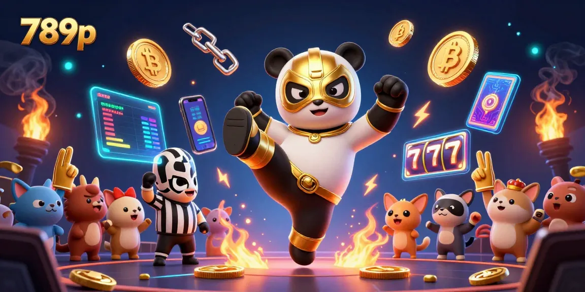 Engage with 789p and experience thrilling slot games in a vibrant online casino atmosphere with energetic characters.