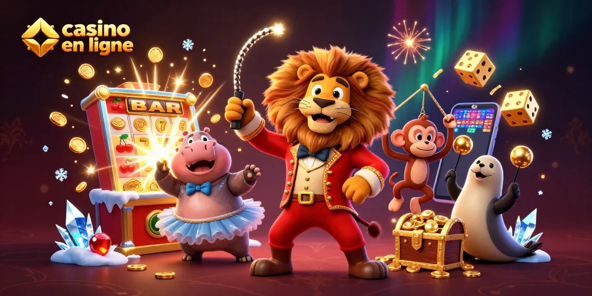 Vivez l'excitation du casino en ligne avec un lion maître de cérémonie aux jeux captivants.