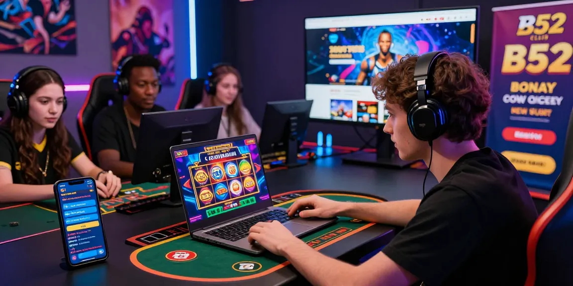 B52Club online gaming experience featuring interactive casinos, diverse players, and exciting game promotions.