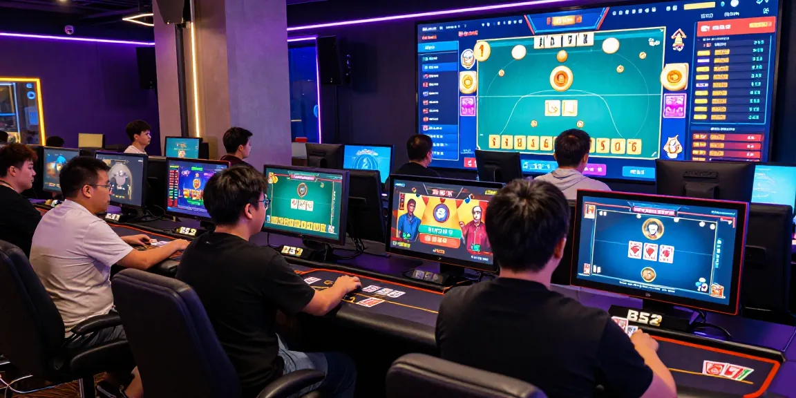 Players enjoying the b52 game in an exciting virtual casino environment with colorful graphics.