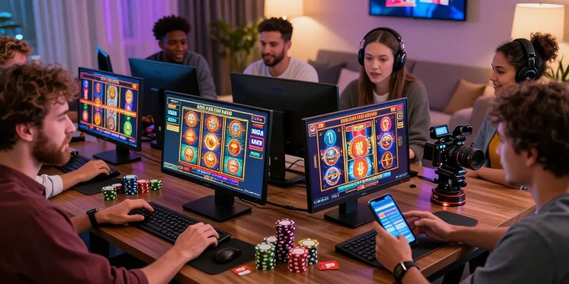 Players enjoying games at casinos that accept credit cards, showcasing excitement and engagement in a vibrant online setting.