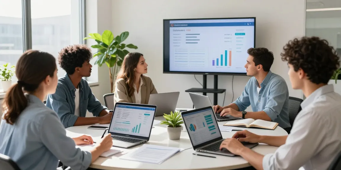 SEO Agency Cape Town team strategizing SEO performance metrics in a modern office.