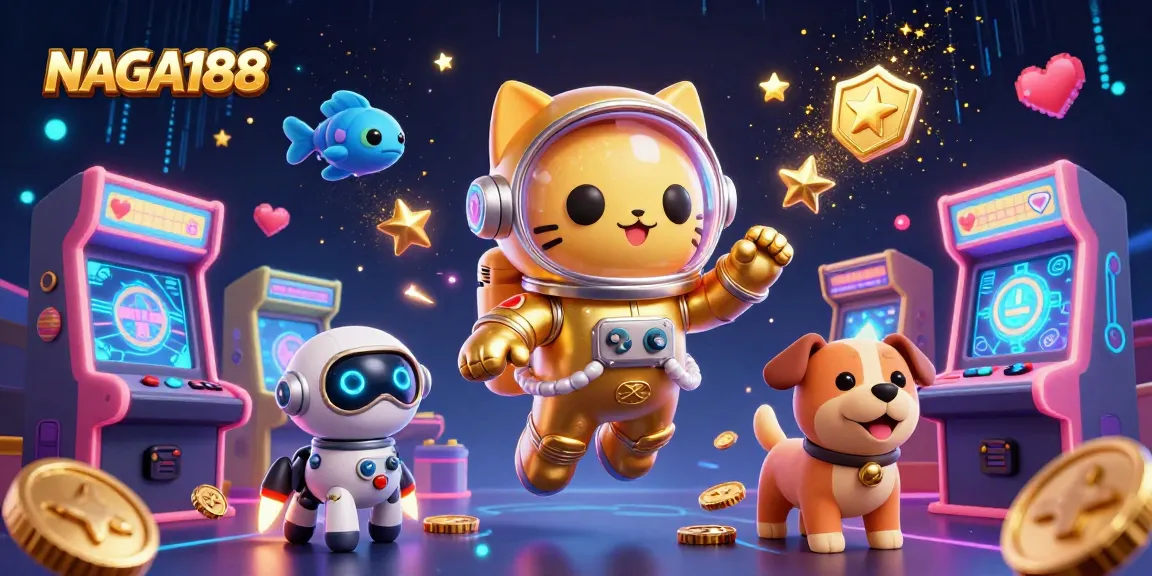 NAGA188 mempersembahkan pengalaman bermain yang menarik dengan gambaran kucing astronot dalam adegan luar angkasa