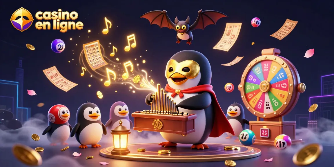 Découvrez un casino en ligne animé avec des personnages 3D et des éléments dynamiques.
