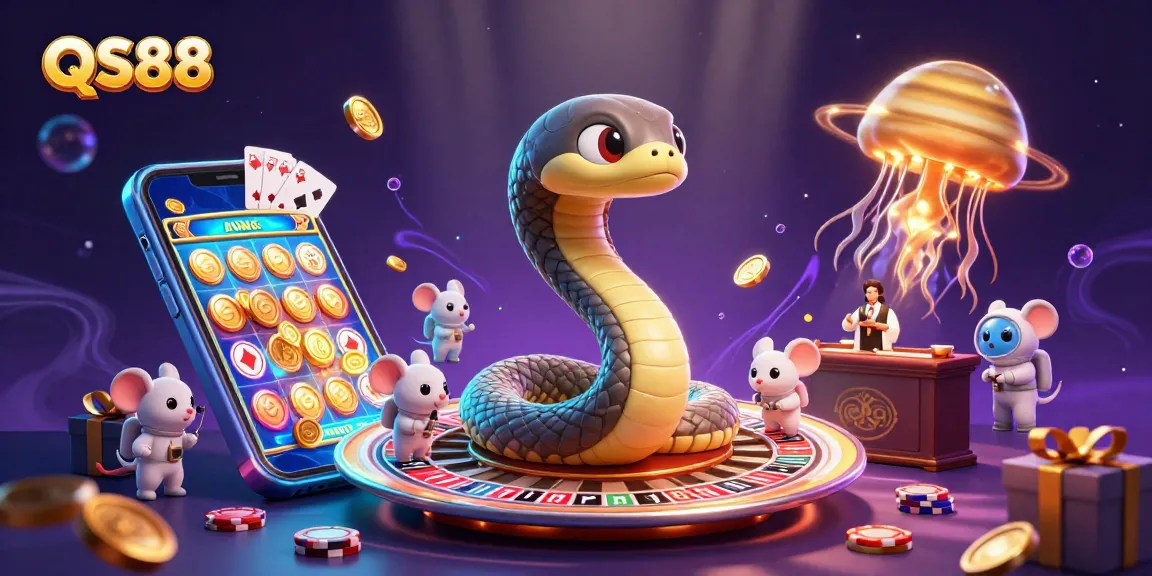 Place thrilling bets at QS88 with a cosmic roulette showdown featuring cartoon characters.
